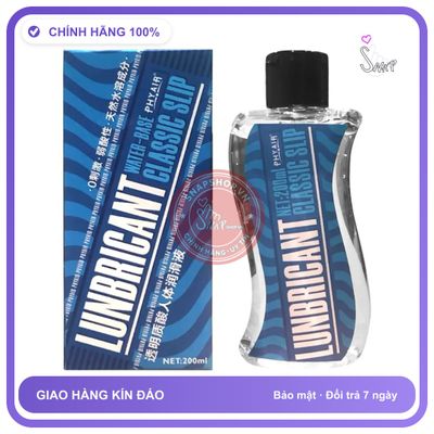 Gel Bôi Trơn Gốc Nước - Phyair Classic Slip - Chai 200ml chính hãng - gốc nước không dính rít, dung tích 200ml, có dưỡng ẩm - giao hàng che tên kín đáo