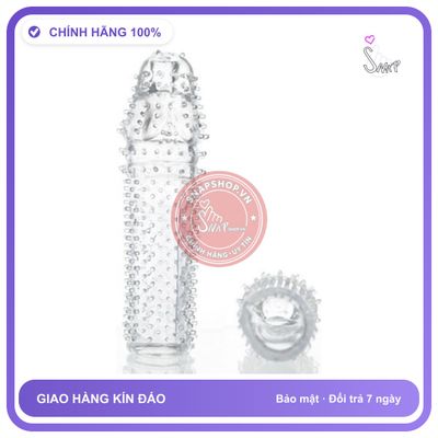 Bao Cao Su Đôn Dên Hỏa Tiễn – Cảm Xúc Thăng Hoa chính hãng - có gai nổi, hộp 1 cái, có hương thơm - giao hàng che tên kín đáo