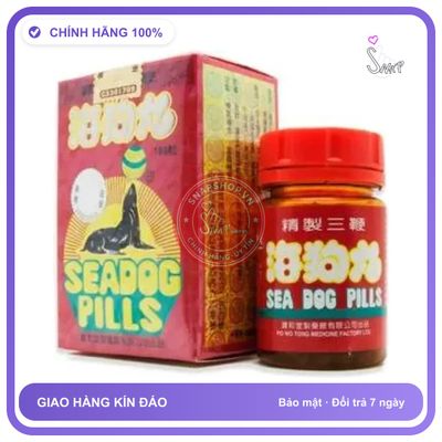 Seadog Pills - Tam Biên Hải Cẩu Hoàn Bổ Dương chính hãng - chất liệu an toàn cho da, dễ vệ sinh, êm ái khi dùng - giao hàng che tên kín đáo
