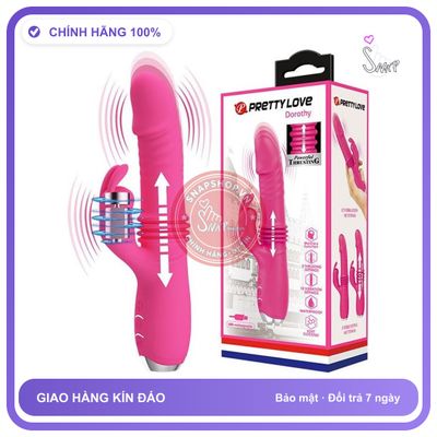 Dương Vật Giả Đa Năng Prettylove Dorothy – rung nhấp chuyển động đẩy tới và lui Ngoáy chính hãng - 3 chế độ rung, sạc USB, rung nhấp chuyển động đẩy tới và lui tự động - giao hàng che tên kí