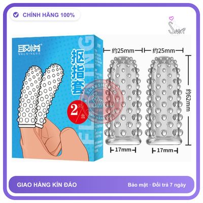 Bao Cao Su Đôn Dên Ngón Tay Lala (Mẫu Số 1) chính hãng - ôm sát cảm giác thật, chất liệu latex an toàn, hàng nhập khẩu - giao hàng che tên kín đáo