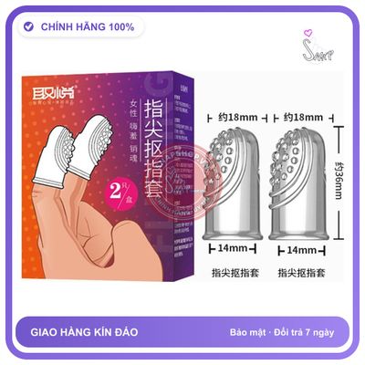 Bao Cao Su Đôn Dên Ngón Tay Lala (Mẫu Số 2) chính hãng - ôm sát cảm giác thật, chất liệu latex an toàn, hàng nhập khẩu - giao hàng che tên kín đáo