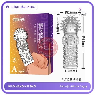 Bao Cao Su Đôn Dên Ngón Tay Lala (Mẫu Số 4) chính hãng - ôm sát cảm giác thật, chất liệu latex an toàn, hàng nhập khẩu - giao hàng che tên kín đáo