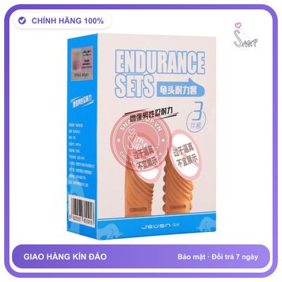 Bao Cao Su Bộ 2 Đôn Đầu Cao Cấp chính hãng - có gai nổi, ôm sát cảm giác thật, chất liệu latex an toàn - giao hàng che tên kín đáo