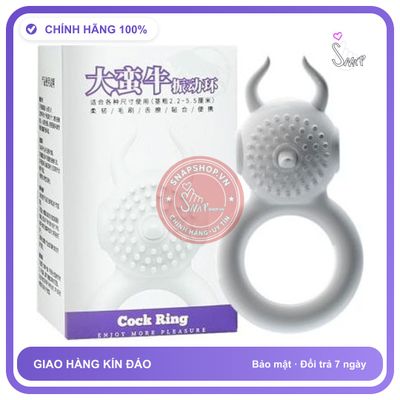 Vòng Rung Đeo Cockring Manmiao chính hãng - silicone cao cấp, chất liệu an toàn cho da, dễ vệ sinh - giao hàng che tên kín đáo