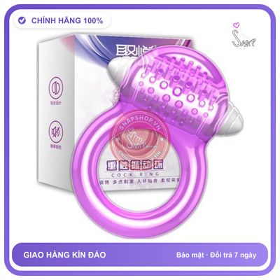 Vòng Đôi Rung Đeo Cockring Manmiao chính hãng - silicone cao cấp, chất liệu an toàn cho da, dễ vệ sinh - giao hàng che tên kín đáo