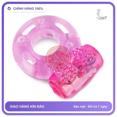 Vòng Rung Đeo Dương Vật Silicone chính hãng - silicone mềm mại, chất liệu an toàn cho da, dễ vệ sinh - giao hàng che tên kín đáo