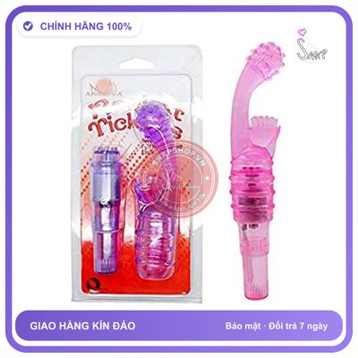 Máy Rung Tình Yêu Mini Rocket Ticklers chính hãng - silicone mềm mại, chất liệu an toàn cho da, dễ vệ sinh - giao hàng che tên kín đáo