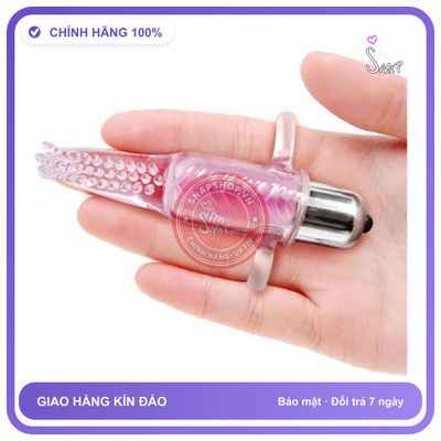 Máy Rung Đeo Ngón Tay chính hãng - sạc USB, chất liệu an toàn cho da, dễ vệ sinh - giao hàng che tên kín đáo