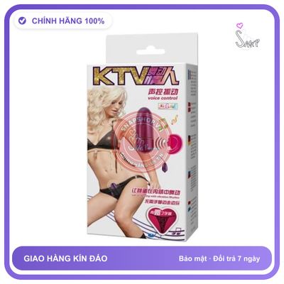 Trứng Rung Mini KTV Rung Theo Điệu Nhạc chính hãng - chất liệu an toàn cho da, dễ vệ sinh, êm ái khi dùng - giao hàng che tên kín đáo