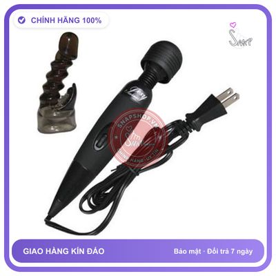 Chày Rung Massage Fairy Đen chính hãng - sạc USB, chất liệu an toàn cho da, dễ vệ sinh - giao hàng che tên kín đáo
