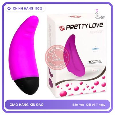 Máy Massage Điểm G Pretty Love Teaser chính hãng - 12 chế độ rung, sạc USB, silicone cao cấp - giao hàng che tên kín đáo