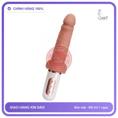 Dương Vật Giả Thụt Nhiệt Cao Cấp Loveaider chính hãng - 10 chế độ rung, sạc USB, rung nhấp chuyển động đẩy tới và lui tự động - giao hàng che tên kín đáo
