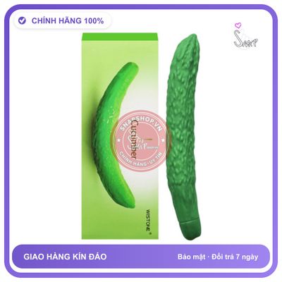 Máy Massa Kích Thích Wiston Cucumber chính hãng - 10 chế độ rung, sạc USB, chống nước - giao hàng che tên kín đáo