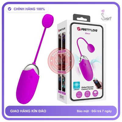 Trứng Rung Pretty Love Abner Điều Khiển Smartphone Không Dây chính hãng - 7 chế độ rung, sạc USB, điều khiển qua app - giao hàng che tên kín đáo