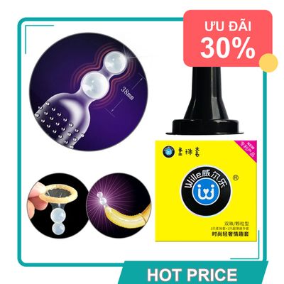 (Che Tên) Bao Cao Su Welli 2 Bi Đôn Đầu Hỗ Trợ 24/7