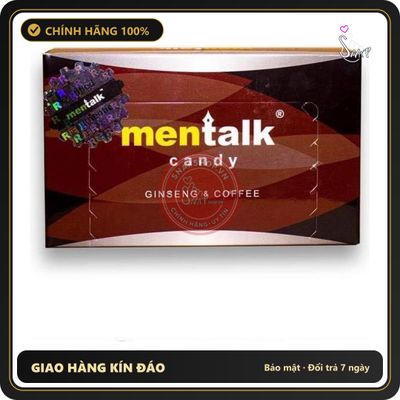 (Che Tên) Kẹo Sâm Mentalk Candy Malaysia Hộp 30 Viên - Snapshop