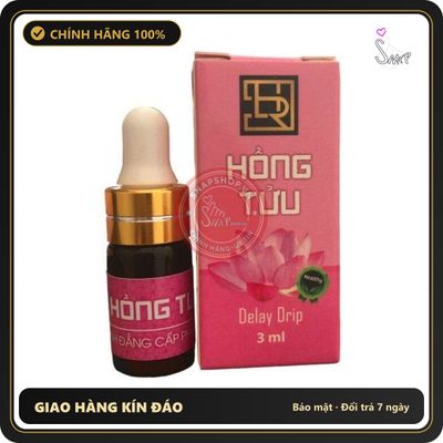 (Che Tên) Sìn Sú Dạng Nhỏ Giọt – Hồng Tửu - Chai 3ml Cao Cấp Bảo Đảm