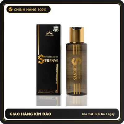 (Che Tên) Dung Dịch Vệ Sinh Nam Giới Serenys - Khử Mùi, Kháng Viêm, Ngăn Ngừa Nhiễm Khuẩn, Duy Trì Sự Tươi Mát, Sạch Sẽ Cho Phái Mạnh 100ml Bảo Mật Tuyệt Đối