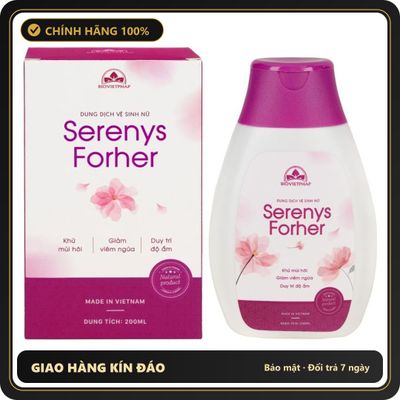 (Che Tên) Dung Dịch Vệ Sinh Nữ Serenys ForHer 200ml 345609 Hộp Trắng Kín