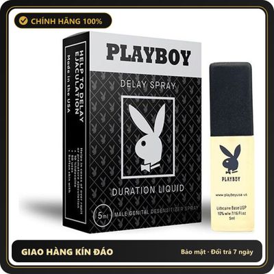 (Che Tên) Xịt Anh PlayBoy Black – Kéo Dài Thời Gian – Chai 5ml Giao Nhanh Toàn Quốc