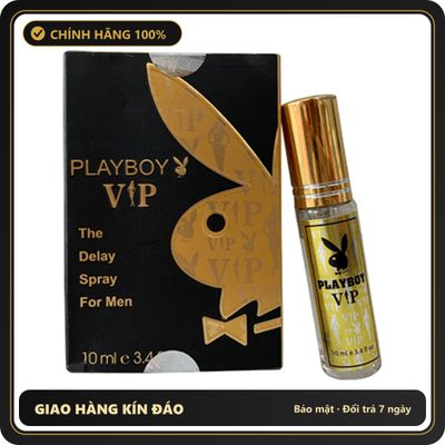 (Che Tên) Xịt Khử Mùi Thơm Cơ Thể Anh PlayBoy Vip – 10ml Hộp Trắng Kín
