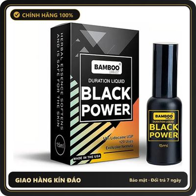 (Che Tên) Xịt Thơm Cơ Thể USA - Bamboo Delay – Black Power – 15ml 366682 - Hàng Mới Về