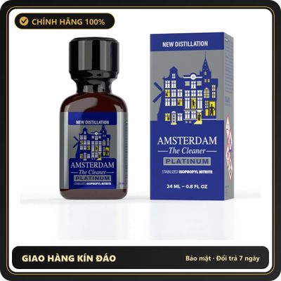 (Che Tên) Popper Amsterdam Platinum Chai 24ml 401495 Hỗ Trợ 24/7