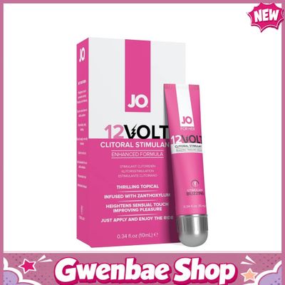 Gel Hỗ Trợ Tăng Kích Thích Nữ JO 12 Volt Chai 10ml - Gwen Shop Chính Hãng