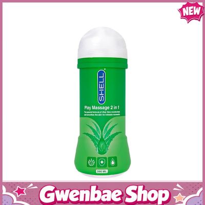 Shell Play Massage 2 in 1 Aloe Vera - Gel massage chai 200ml - Gwen Shop Chính Hãng