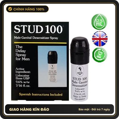(Che Tên) Xịt Phòng UK Stud 100 Hộp Trắng Kín