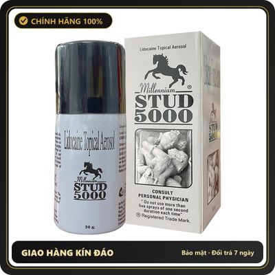 (Che Tên) (Hàng công ty) Xịt Phòng UK - Stud 5000 Spray – 45ml Chuẩn Auth
