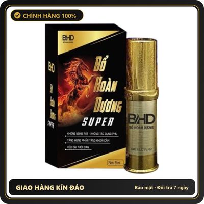 (Che Tên) Xịt Hỗ Trợ Bổ Hoàn Dương Super – 5ml 560956 Chuẩn Auth
