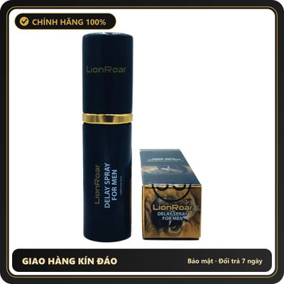 (Che Tên) Xịt Lion Roar – Kéo Dài Thời Gian – 10ml 560967 Hộp Trắng Kín