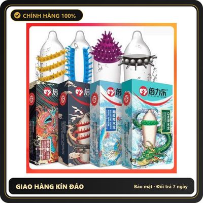 (Che Tên) Bao Cao Su Rồng Thiêng Gân Gai Cao Cấp – Hộp 3 Cái 564646 Giao Nhanh Toàn Quốc