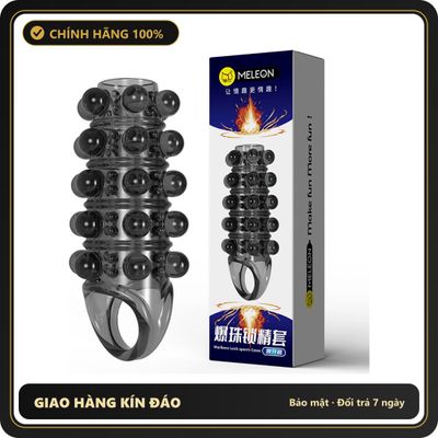 (Che Tên) Bao Đôn Gai Quai Đeo Chống Tuột Meleon Marlboro Lock Sperm Cover 565079 Chuẩn Auth