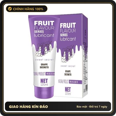 (Che Tên) Gell Bôi Trơn Olo Fruit Flavour Series Lubricant – Hương Nho 120ml Hỗ Trợ 24/7