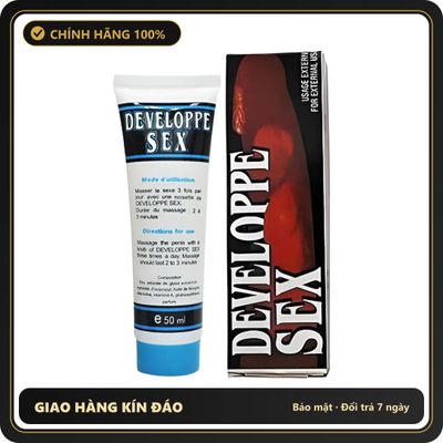 (Che Tên) Gel Bôi Tăng Kích Thước Dương Vật Developpe Sex - Hàng Mới Về
