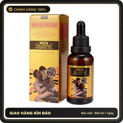 (Che Tên) Tinh Dầu Maxman Giúp Tăng Kích Thước Cậu Nhỏ 578178 Chuẩn Auth