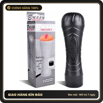 (Che Tên) Cốc Âm Đạo Đèn Pin Bussy Vibration 8 Chế Độ Rung Chuẩn Auth