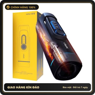(Che Tên) Âm Đạo Giả Letten X9 Piston Rung Mạnh Mẽ - Hàng Mới Về