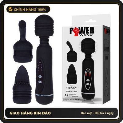 (Che Tên) Máy Massage Vùng Kín Pretty Love Power Wand Chạm Tới Đỉnh Cao Của Khoái Cảm 625017 Chuẩn Auth