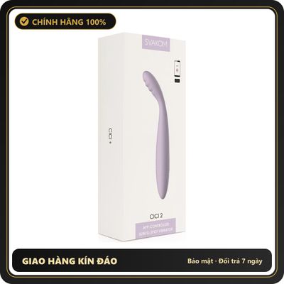 (Che Tên) Dương Vật Giả Svakom Cici 2 Điều Khiển Bằng App Có Nhiệt - Hàng Mới Về