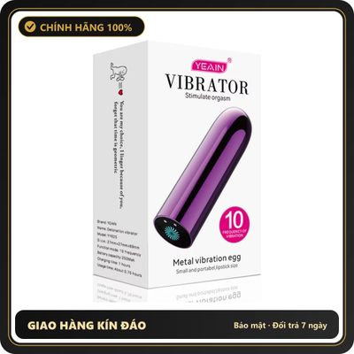 (Che Tên) Trứng Rung Tình Yêu Yeain Metal Vibrator Egg Hình Viên Đạn 635252 Bảo Mật Tuyệt Đối