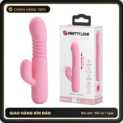 (Che Tên) Dương Vật Giả RRungg Thụt Mini – Pretty Love Leopold Hộp Trắng Kín