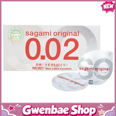 Bao cao su tự nhiên siêu mỏng Nhật Sagami Orinal 0.02 - Hộp 2 cái - Gwen Shop Chính Hãng