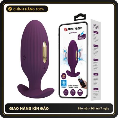 (Che Tên) Máy Rung Hậu Môn Kích Điện Điều Khiển Qua App Pretty Love Jefferson 645697 Giao Nhanh Toàn Quốc