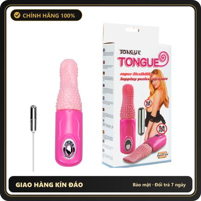 (Che Tên) Lưỡi Liếm Kèm Trứng Rung Tình Yêu Kích Thích Diểm G – Tongue 647330 Chuẩn Auth