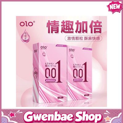 Bao cao su gân nhám OLO Superior - Hộp 10 cái - Gwen Shop Chính Hãng