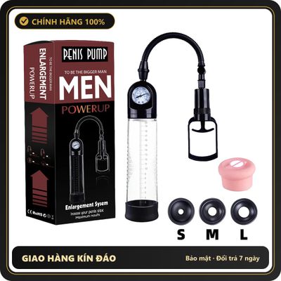 (Che Tên) Máy Tập Tăng Kích Thước Dương Vật Penis Pump Có Đồng Hồ Áp Suất 648452 Hỗ Trợ 24/7